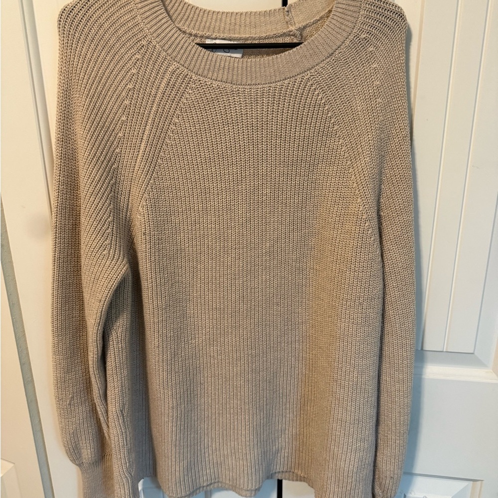 Jessica Simpson Cream Crew Neck Sweater